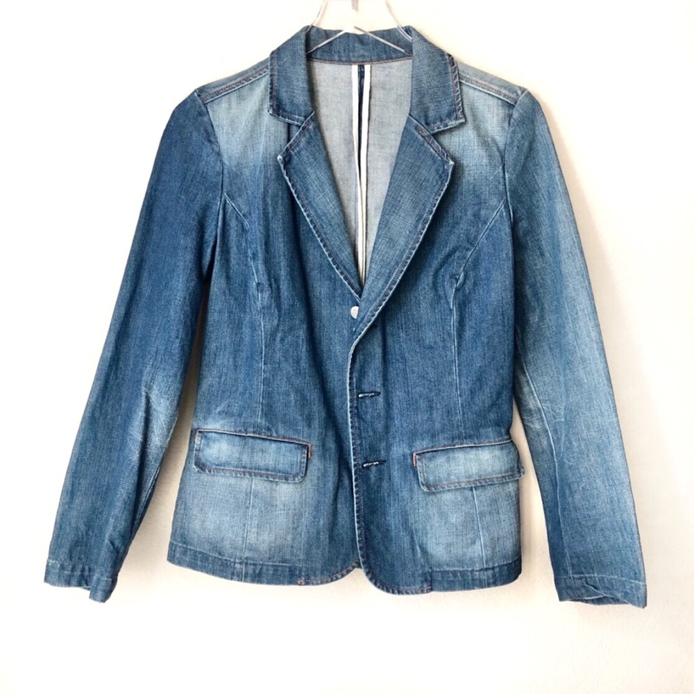 7 for All Mankind Denim Blazer
